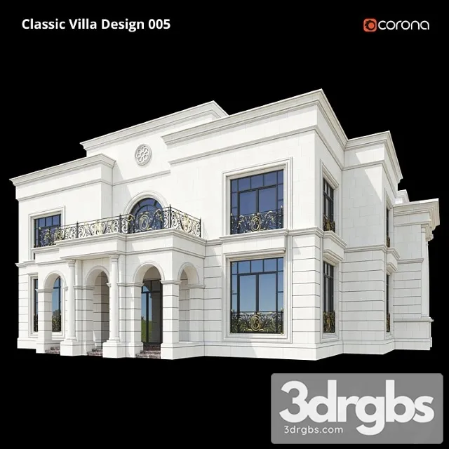 Classic Villa Design 005 3dsmax Download