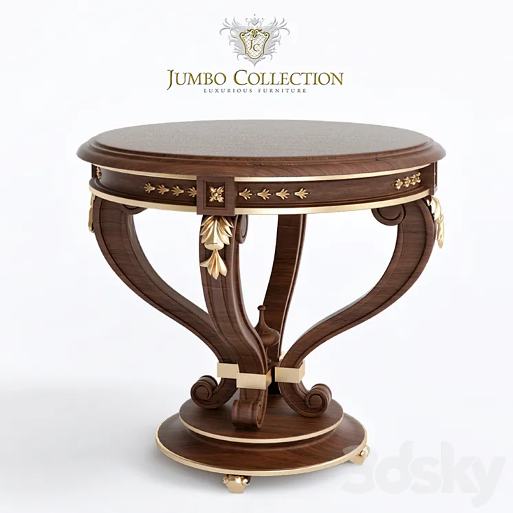 Classic wood side tables jumbo collections 3DS Max