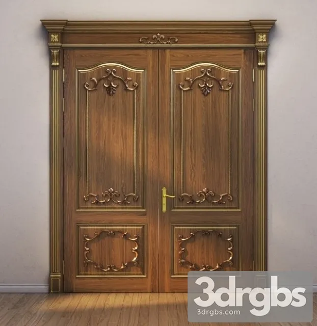 Classic Wooden Door 3 3dsmax Download