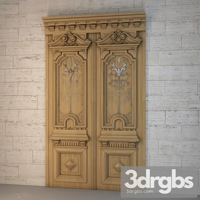 Classical Door Handmade 3dsmax Download
