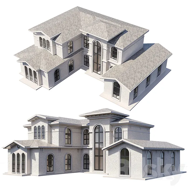 classical house 3DS Max Model