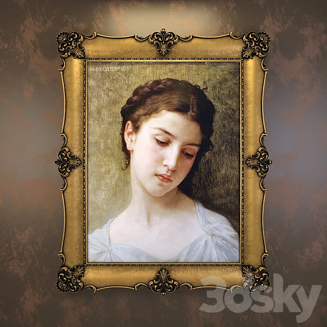 classical picture frame 3DS Max Model