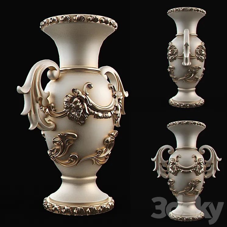 Classical vase 3DS Max