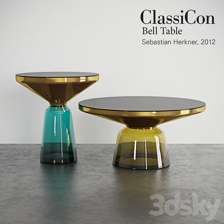 ClassiCon Bell Table 3DS Max