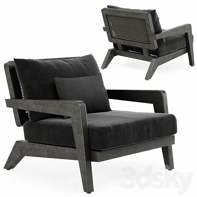 Claude Outdoor Lounge Chair 3DSMax File