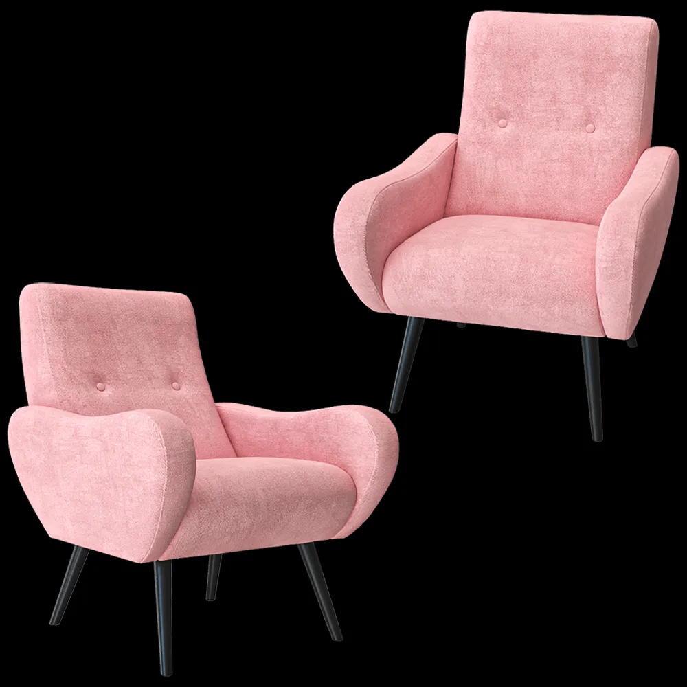 Claudie design – Armchair Bella 3ds Max
