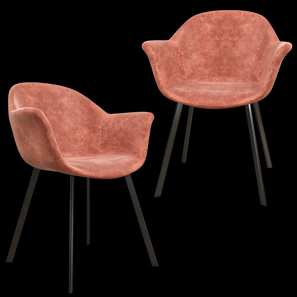 Claudie design – Chair Alan Metal Straight 3ds Max
