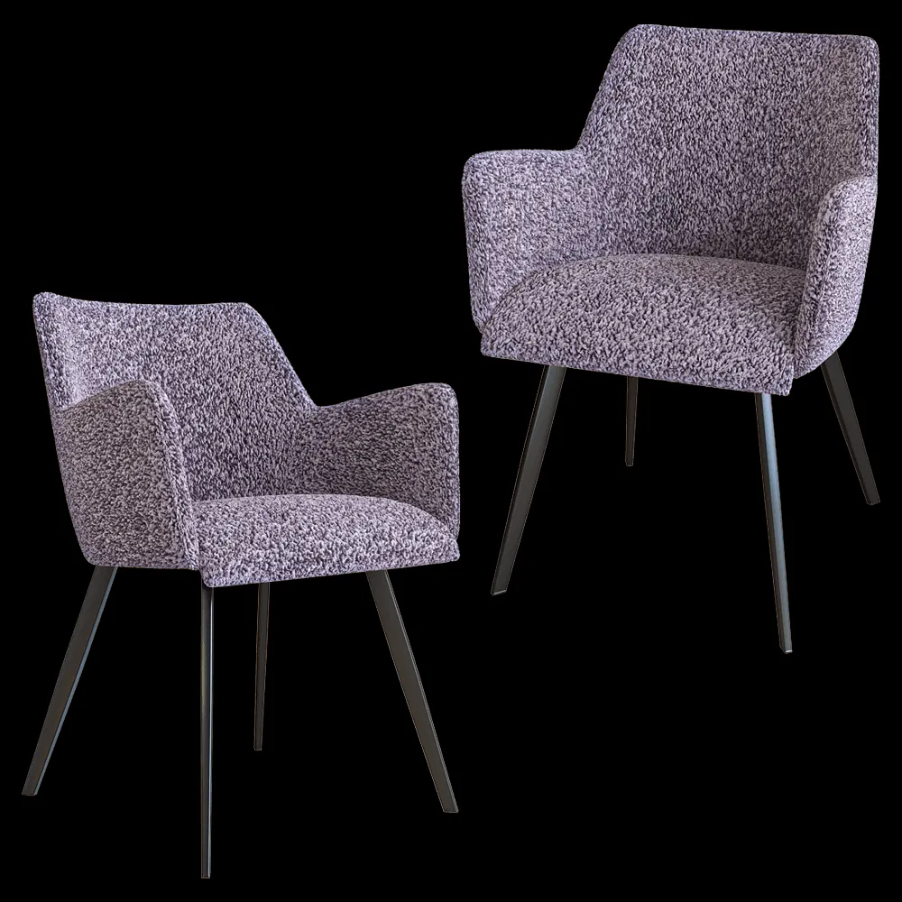 Claudie design – Chair Nancy with armrests 3ds Max