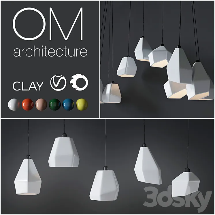 Clay – OM Architecture Lamp 3DS Max