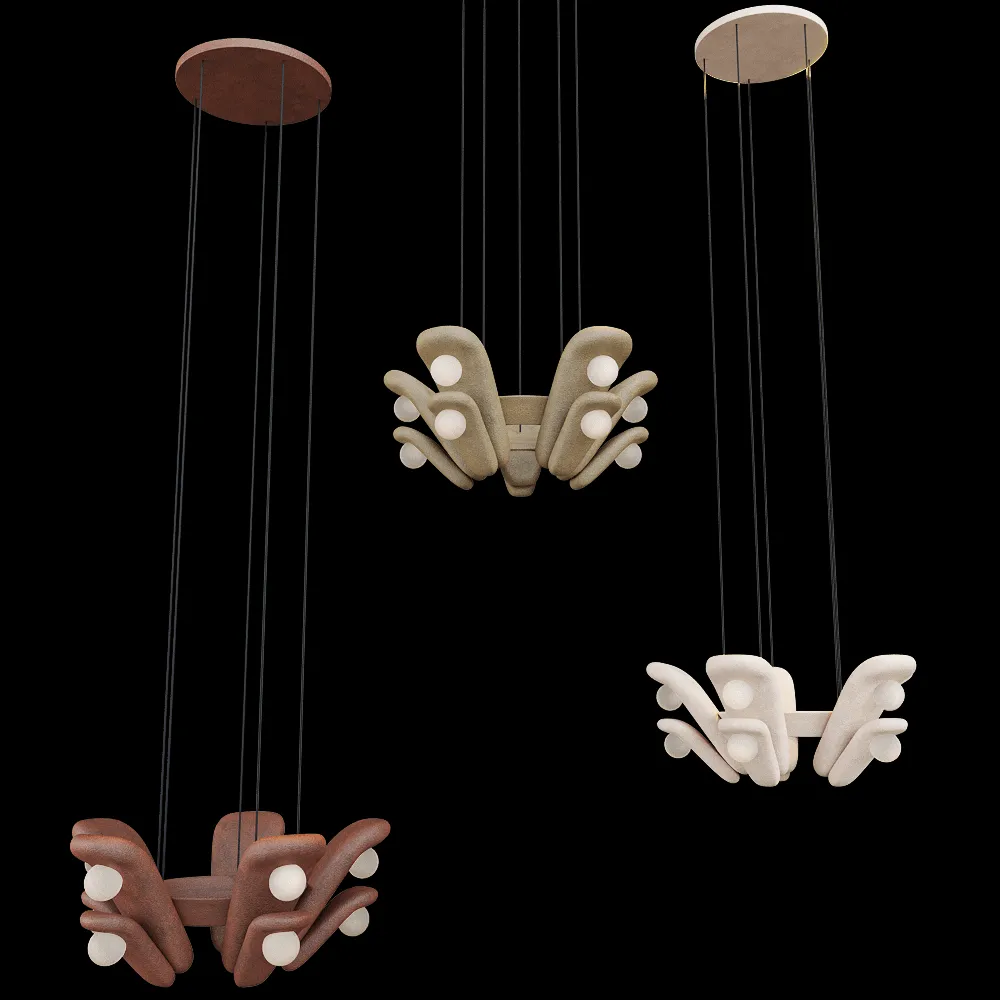 Clayp  – Pendant light Ceramic Large 3ds Max