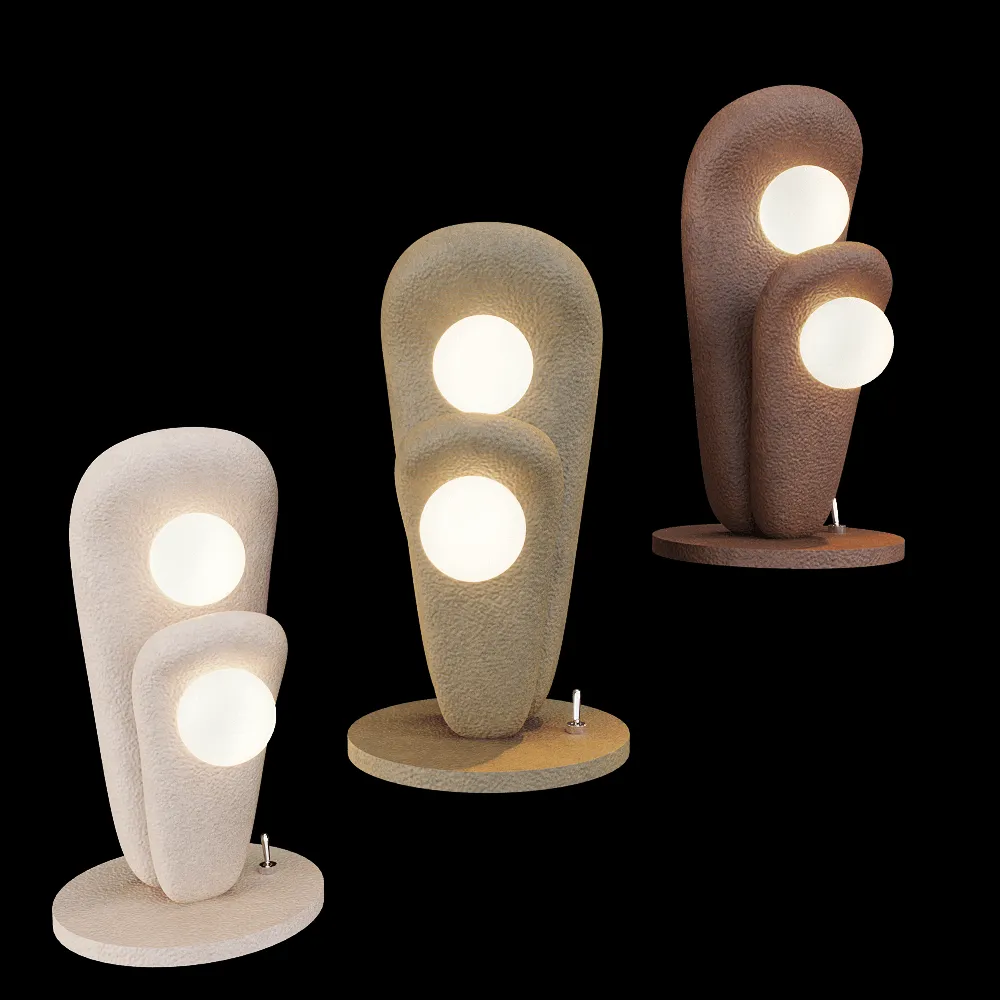 Clayp  – Table lamp Pair 3ds Max