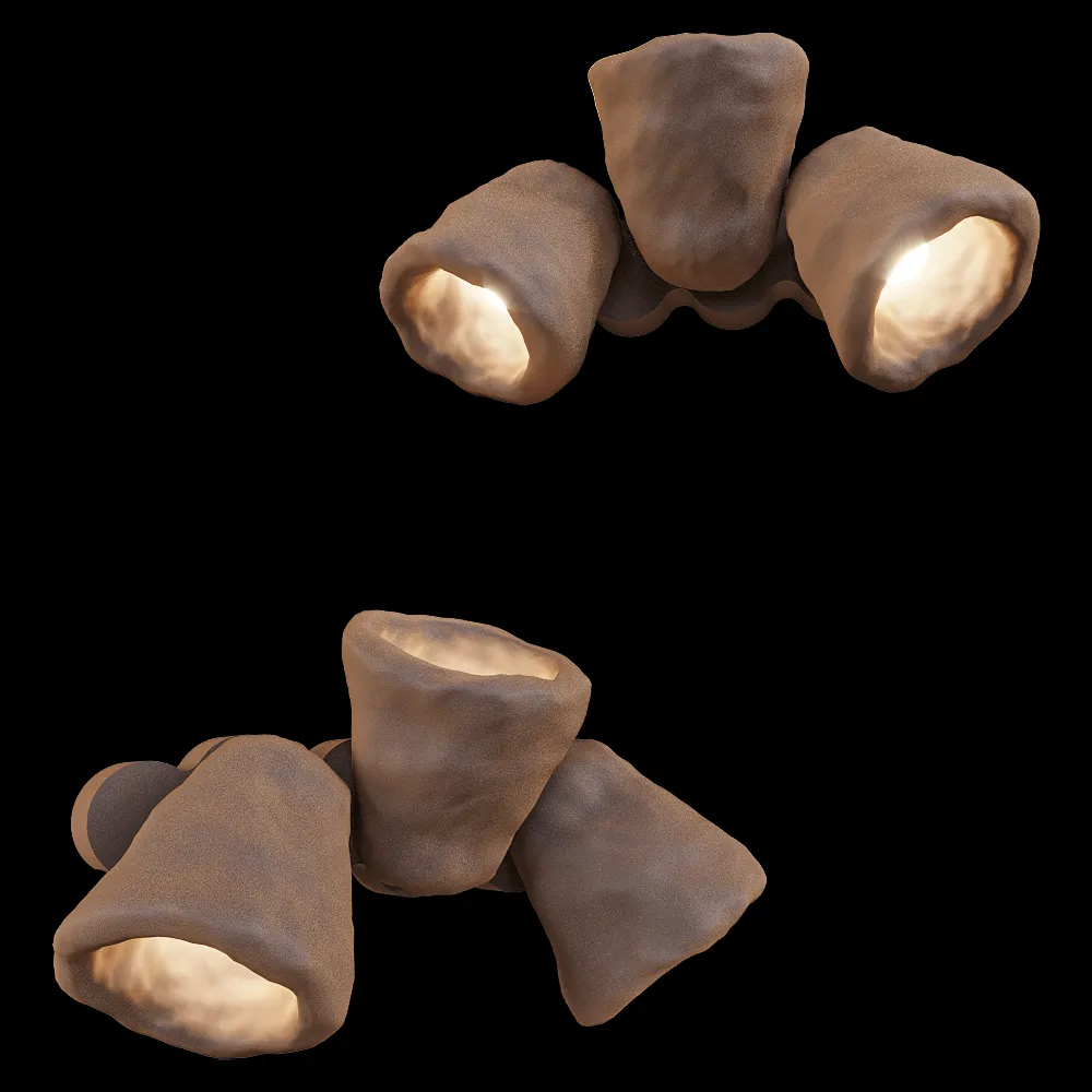 Clayp  – Wall lamp Three Scoence 3ds Max