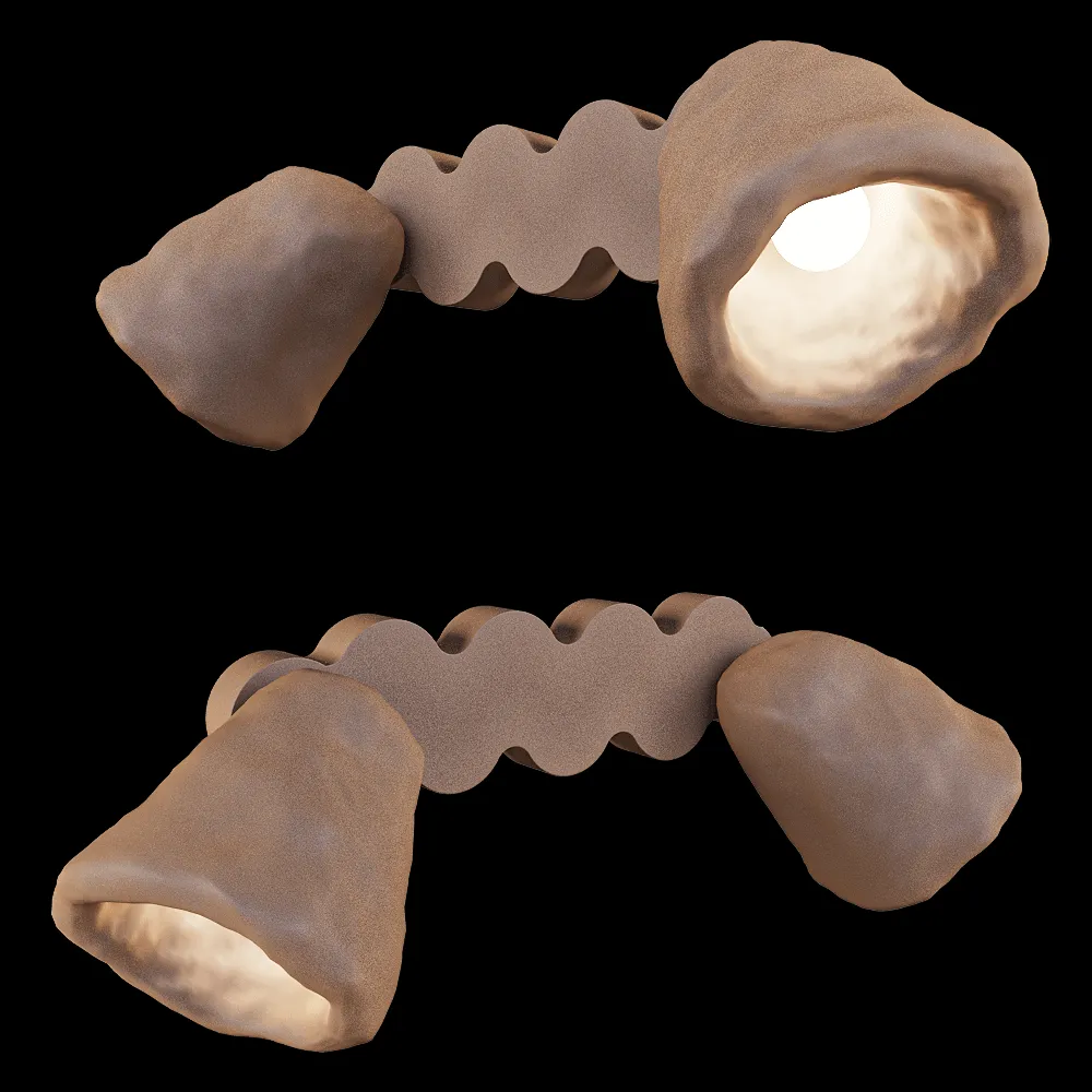 Clayp  – Wall lamp Two scoence 3ds Max