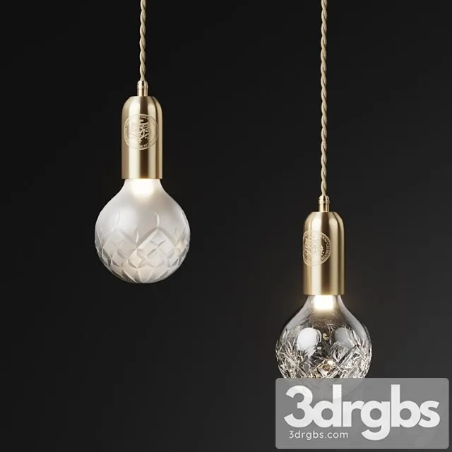 Clear Crystal Bulb Pendant