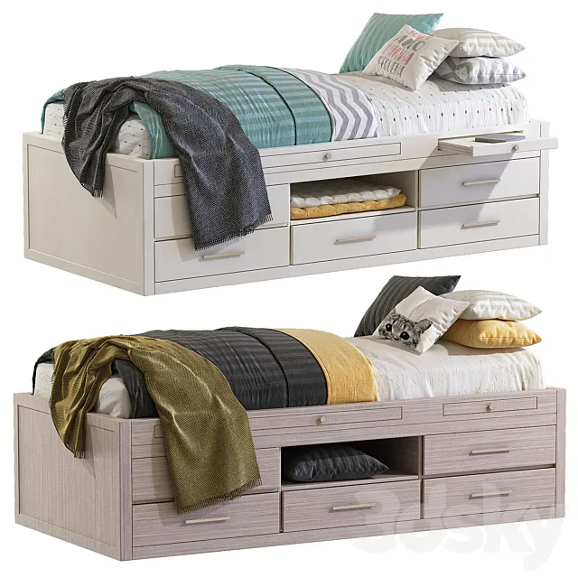 Cleary Captain’s Bed 3ds Max