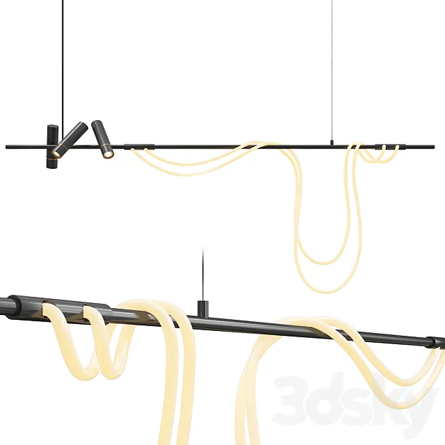 Clemens Linear Lamp 3ds Max