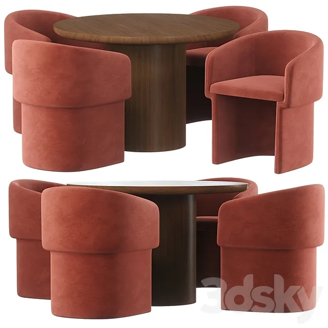 CLEMENTINE DINING set 3ds Max