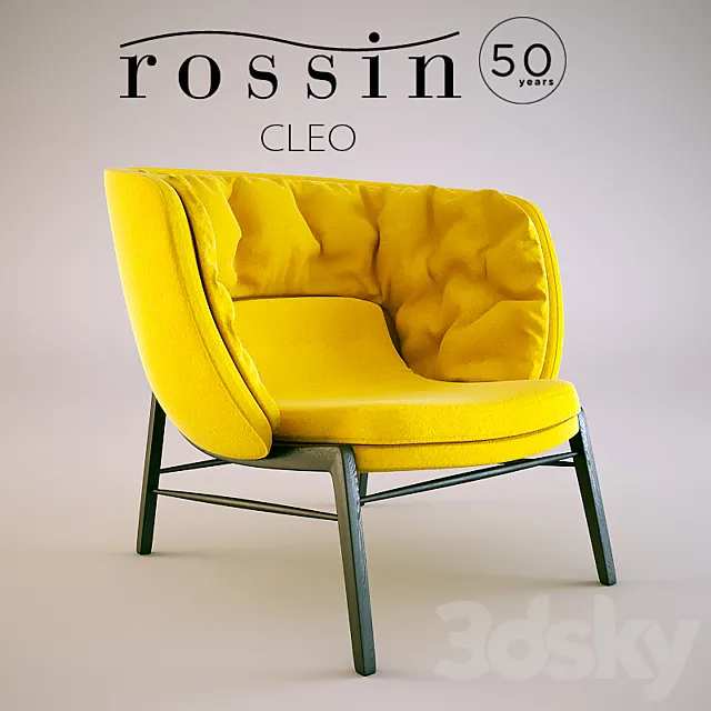 CLEO armchair by ROSSIN 3DS Max Model