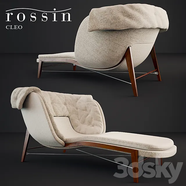 CLEO Chaise by ROSSIN 3DS Max Model