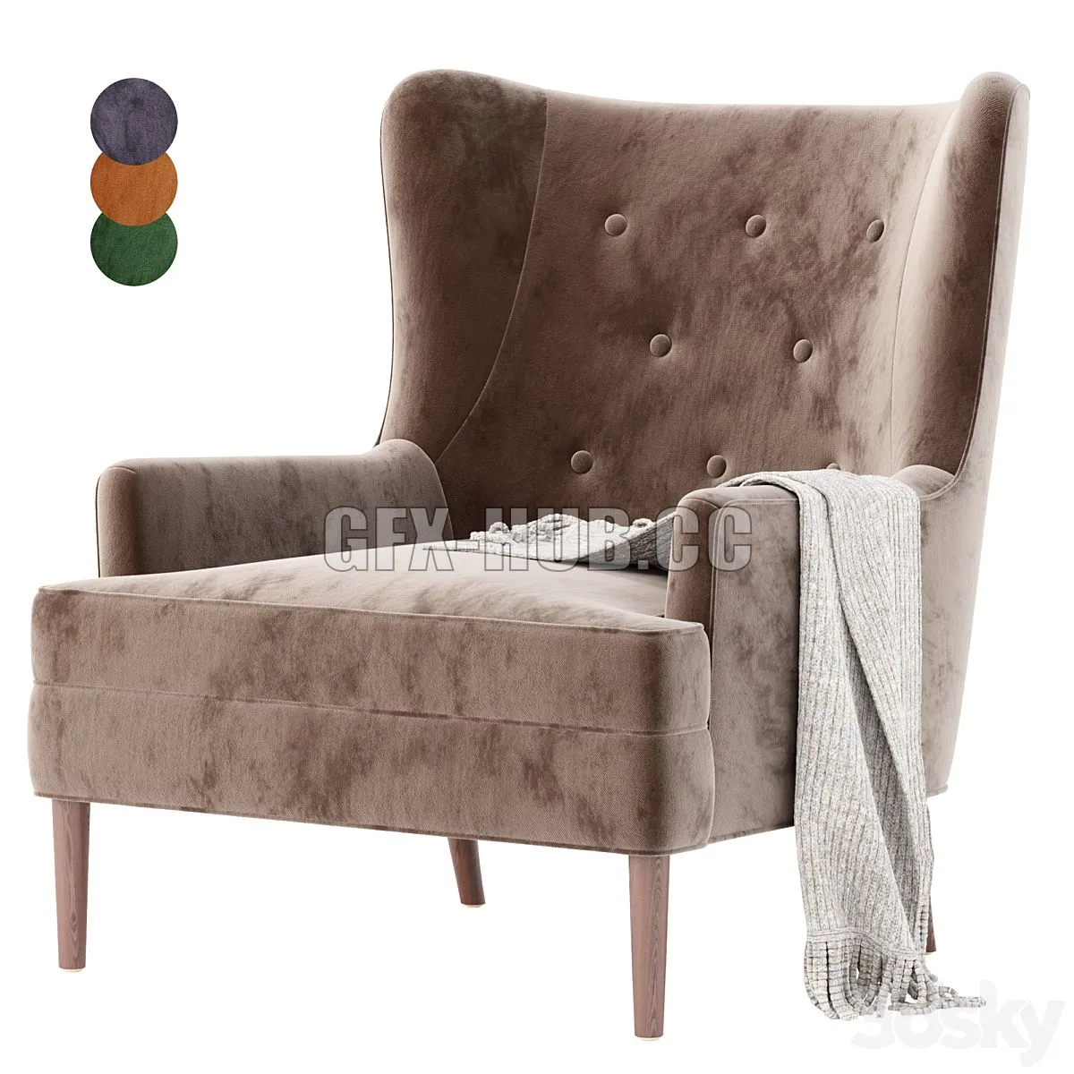 Clermont Chair 3dsMax Model