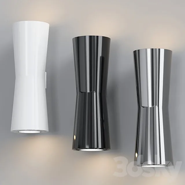 Clessidra lamp wall 3ds Max