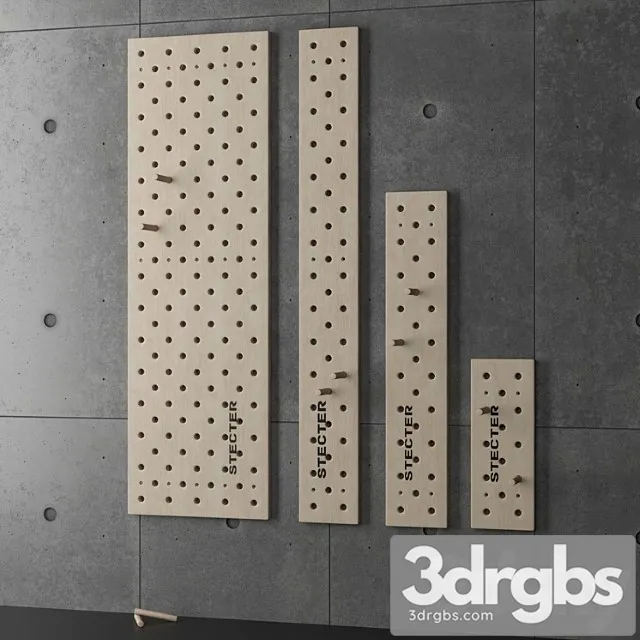 Climbing board pegboard pegboard stecter