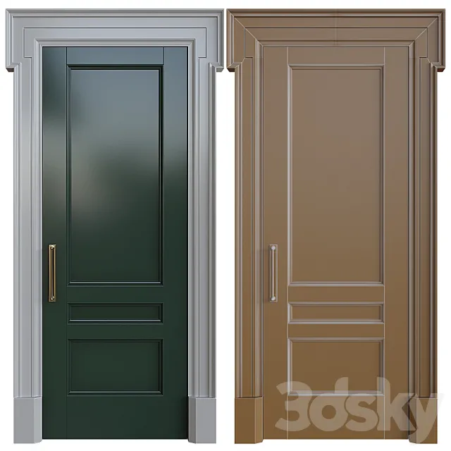 Clive Christian door 3ds Max