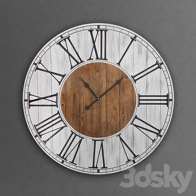 Clock 124 3DS Max Model