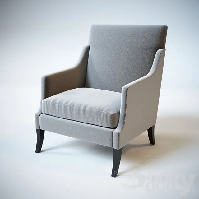 Cloth Armchair 3DS Max Model