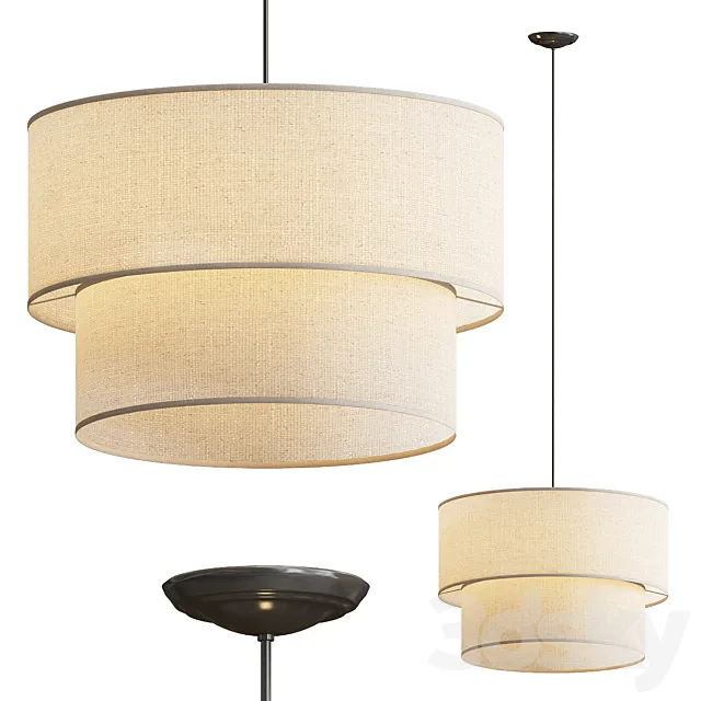 Cloth Pendant Light 3ds Max