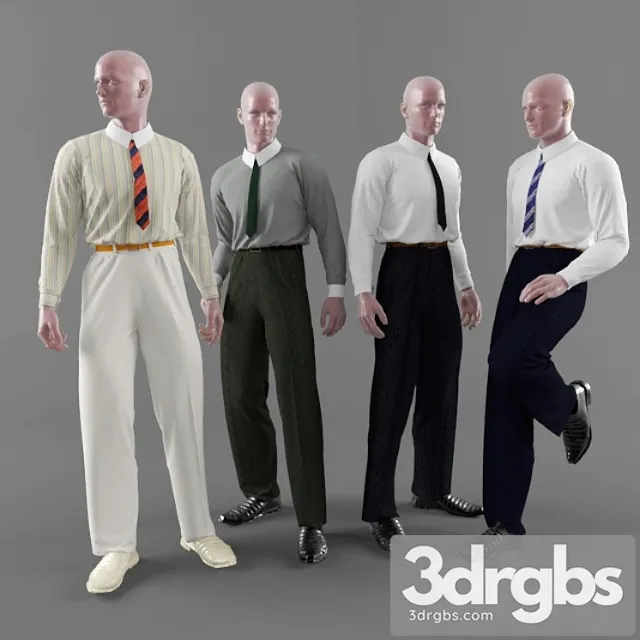 Clothes Classic men’s clothing 3dsmax Download