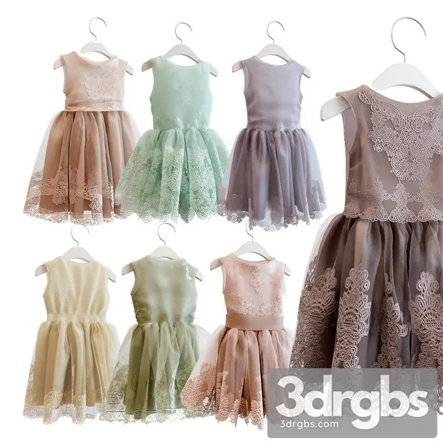 Clothes Dresses For A Little Princes 3dsmax Download
