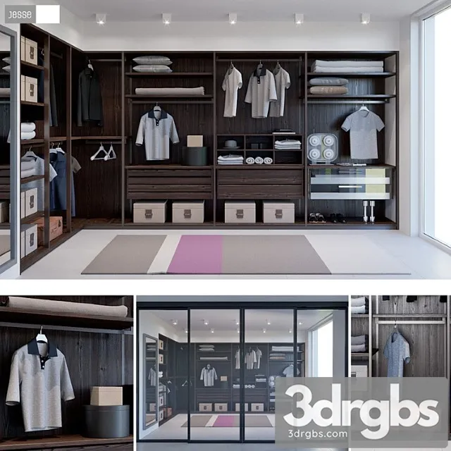 Clothes Dressing room jesse pass 3dsmax Download