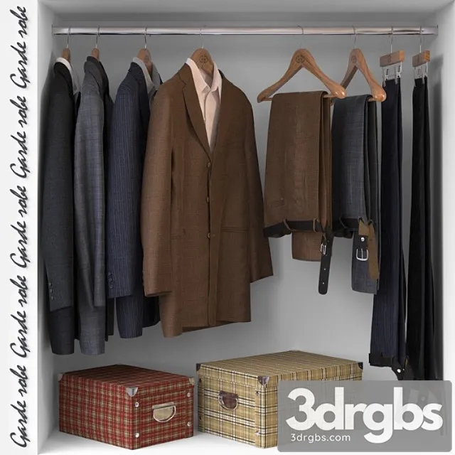 Clothes Garde-robe 01 3dsmax Download
