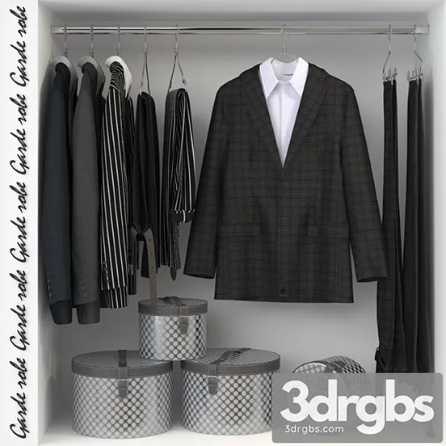 Clothes Garde-robe 04 3dsmax Download