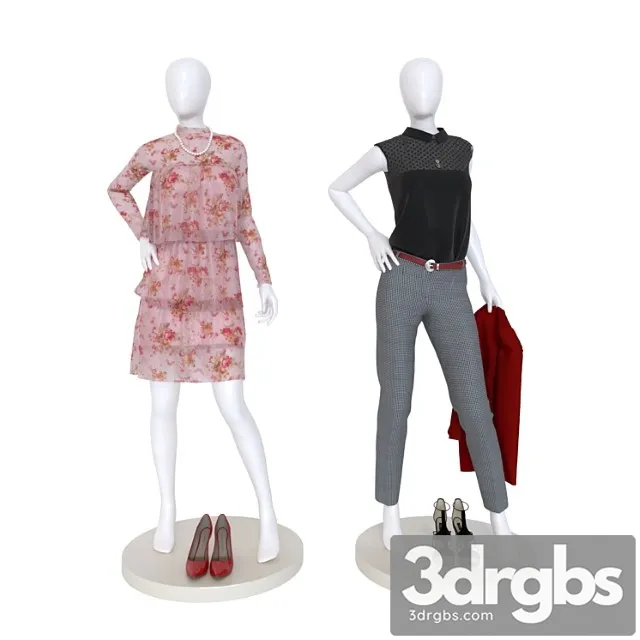 Clothes Mannequins with clothes 3dsmax Download