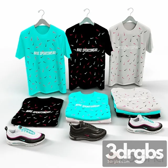 Clothes Nike Airmax Set 3dsmax Download