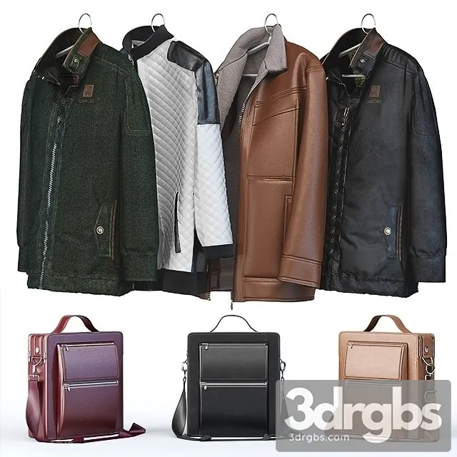 Clothes WindbreakerCasual Winter Bag 3dsmax Download