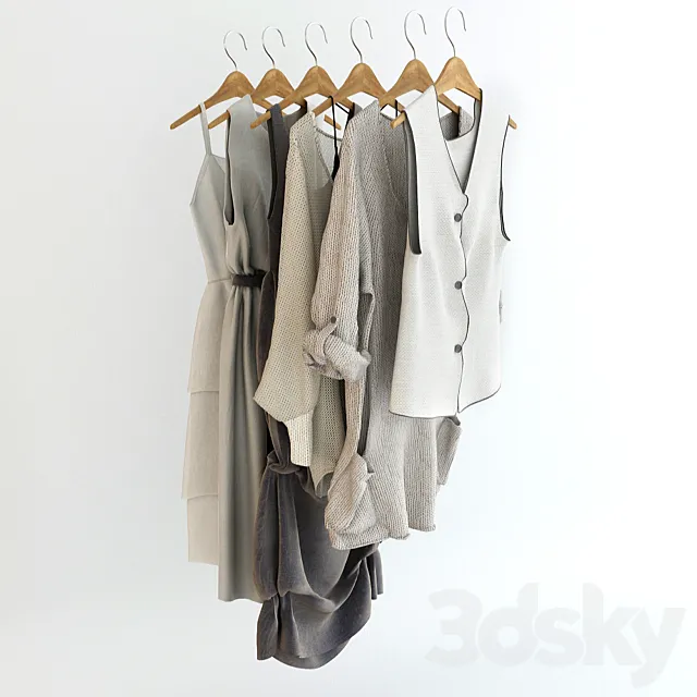 Clothes_set 3ds Max