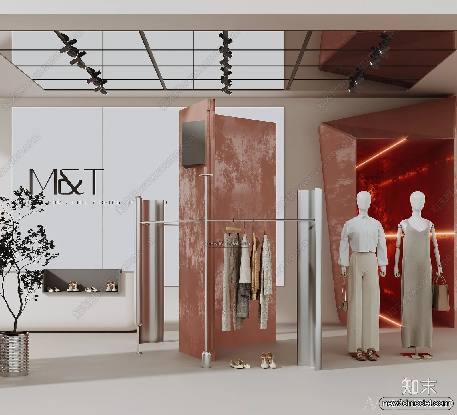 Clothing Store – Shop – 3D Interior Scene – 3D Models – 005