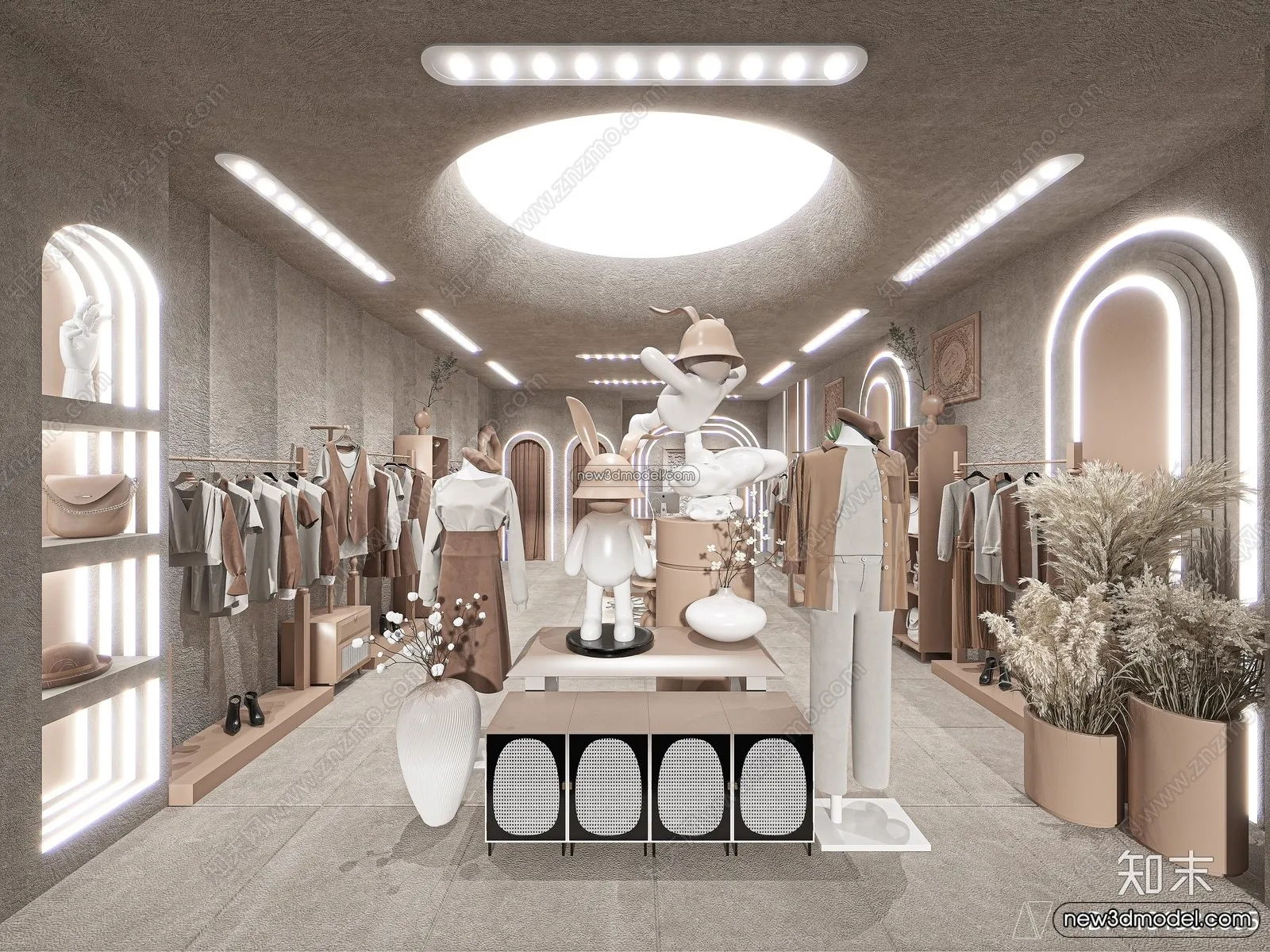 Clothing Store – Shop – 3D Interior Scene – 3D Models – 007