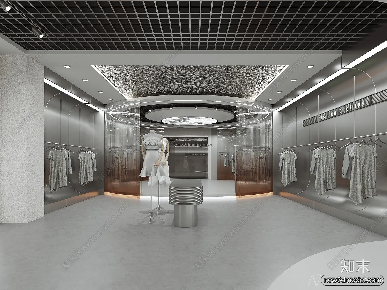 Clothing Store – Shop – 3D Interior Scene – 3D Models – 030