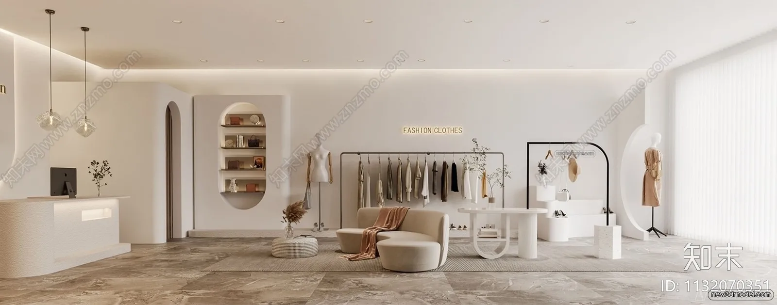 Clothing Store – Shop – 3D Interior Scene – 3D Models – 042