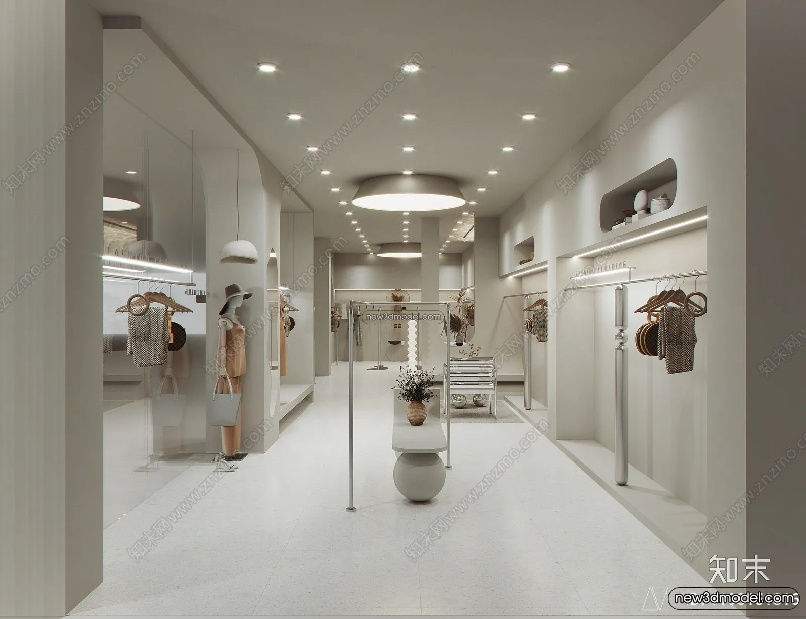 Clothing Store – Shop – 3D Interior Scene – 3D Models – 057