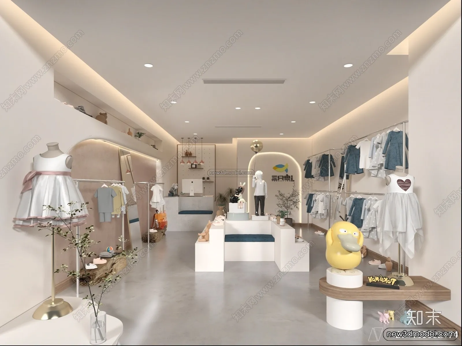 Clothing Store – Shop – 3D Interior Scene – 3D Models – 063