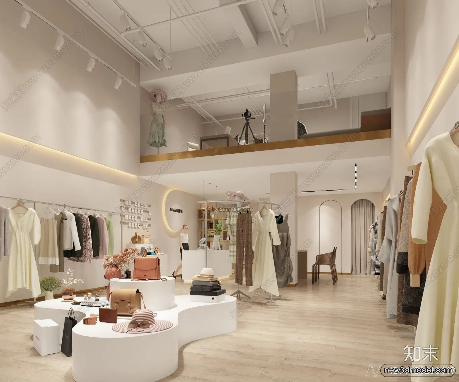 Clothing Store – Shop – 3D Interior Scene – 3D Models – 098