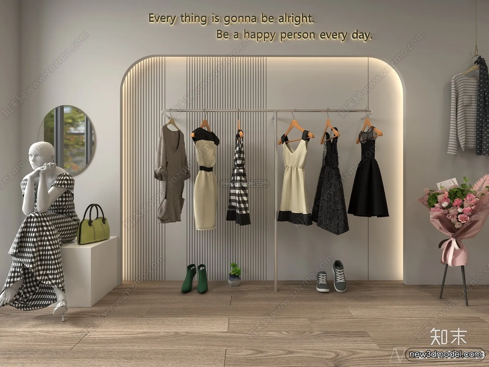 Clothing Store – Shop – 3D Interior Scene – 3D Models – 103