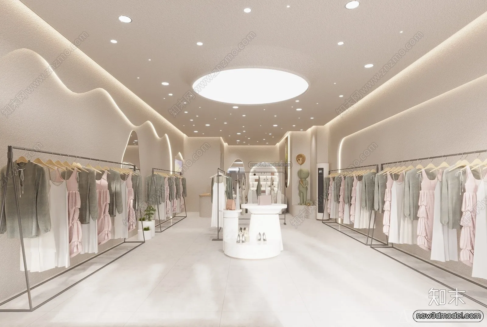 Clothing Store – Shop – 3D Interior Scene – 3D Models – 143