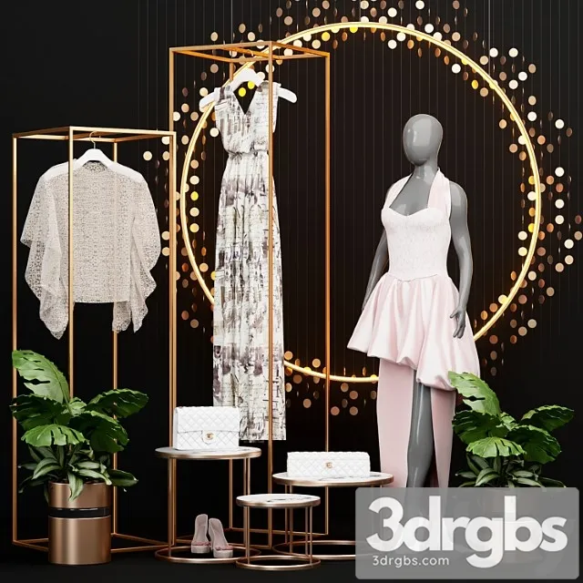 Clothing store showcase 2 3dsmax Download