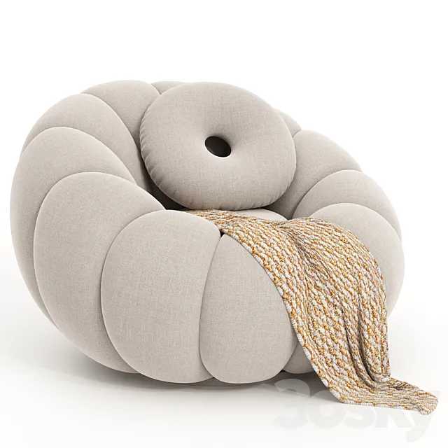 Cloud Armchair by Artipieces 3ds Max